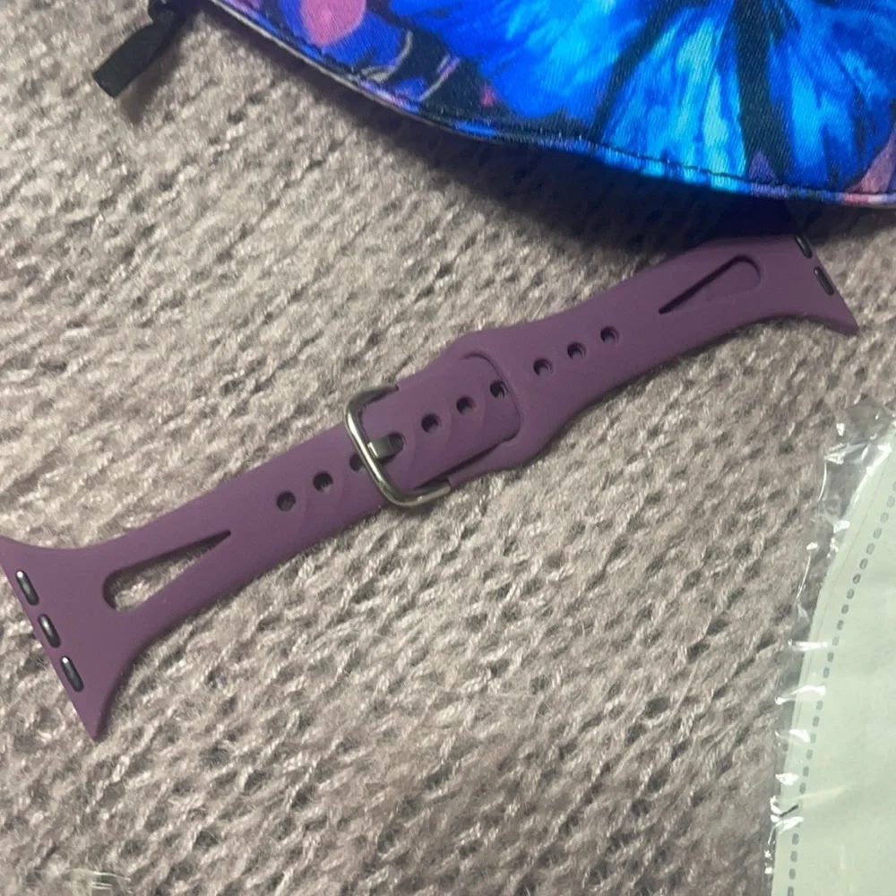 New floral face mask and watch band 42mm